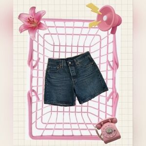 Levi's Blue Jean Shorts